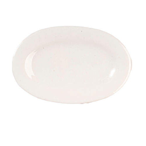Oval Cer.Plate/White